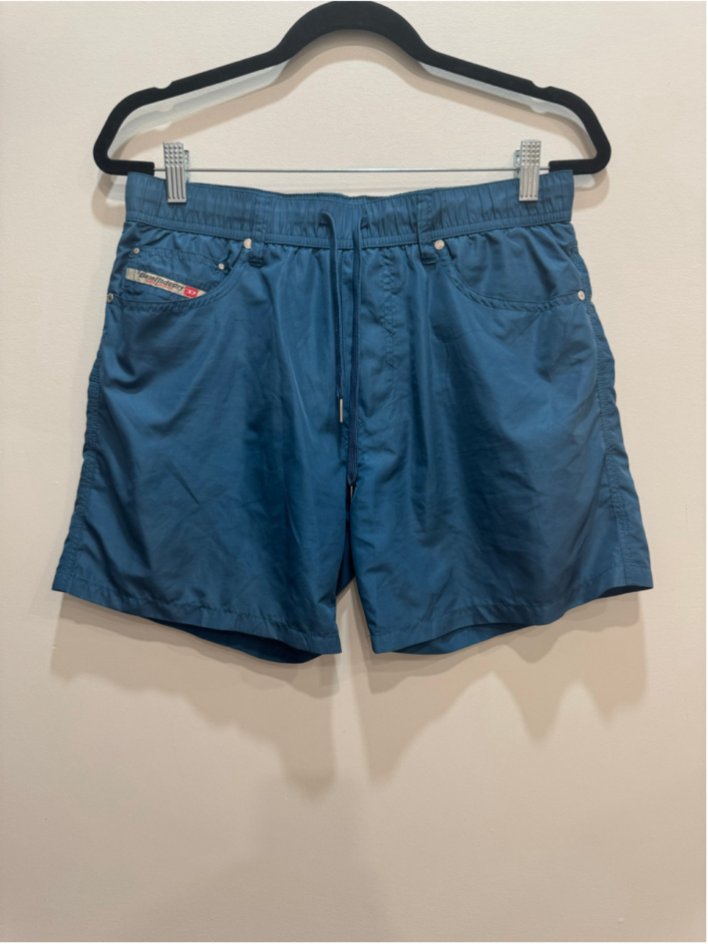 Diesel Men Swim Shorts Medium Pockets Drawstring Retro